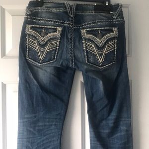 Vigoss Kendra Embellished Bootcut Jeans